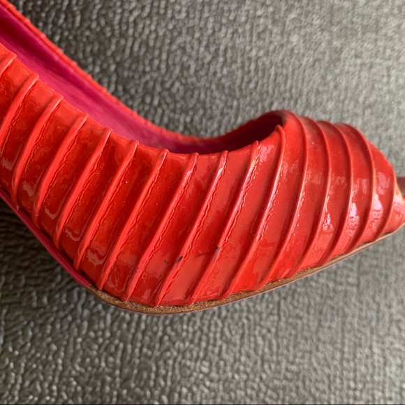 NEW MIU MIU PEEP TOE PUMPS - Picture 4 of 5